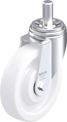 Blickle LHZ-SPO 200K Stahlblech-Lenkrolle in Weiß mit 200 mm Rad-Durchmesser und 900 kg Tragfähigkeit - Bild 1