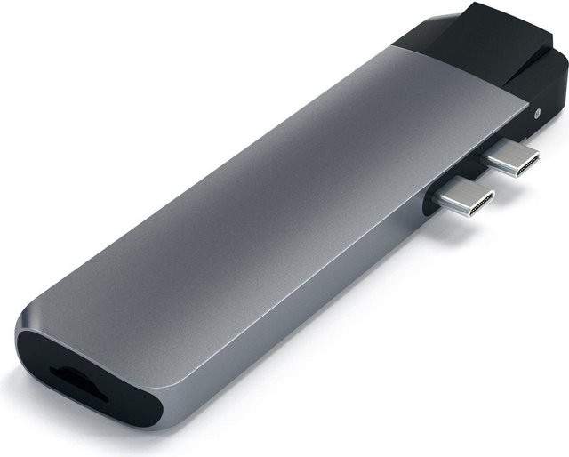 Satechi USB-C Pro Hub Multi-Port Adapter mit 4K HDMI und Ethernet in Space Gray (ST-TCPHEM) - Bild 1