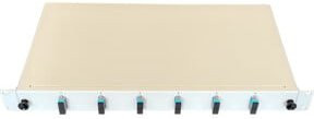 Paschke Spleissbox ausziehbar 19 Zoll mit 6xSCd OM3 in Aqua - Bild 1