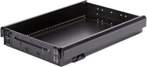 Hettich Schreibtisch-Stahlschublade mit OrgaLine Systema Top 2000 in Schwarz Matt - Bild 1