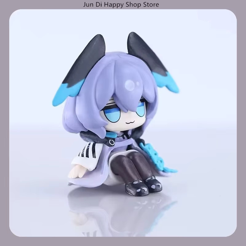 Bandai Arknights Chibi Super Deformed Anime Figur in sitzender Pose aus PVC, Multicolor - Bild 3