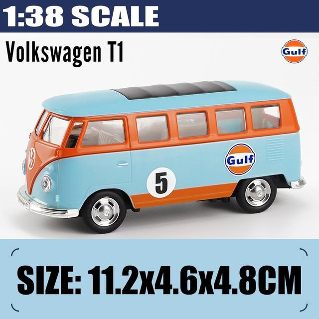 Linyi toy car Gulf Rennmodellauto, 1:43, Metall, Blau, ab 18 Jahre - Bild 1