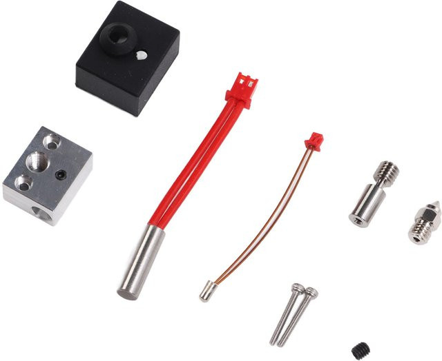 TOMTOP JMS Extruder Hotend Kit 24 V 40 W mit Ti-Legierung Heatbreak für Hochtemperatur-3D-Druck bis 300 Grad Celsius in Schwarz - Bild 1