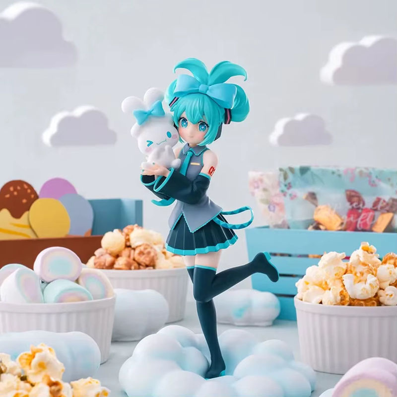 Bandai Anime Figur Hatsune Miku X Cinnamoroll Dekoration mehrfarbig Höhe: 21 cm - Bild 2
