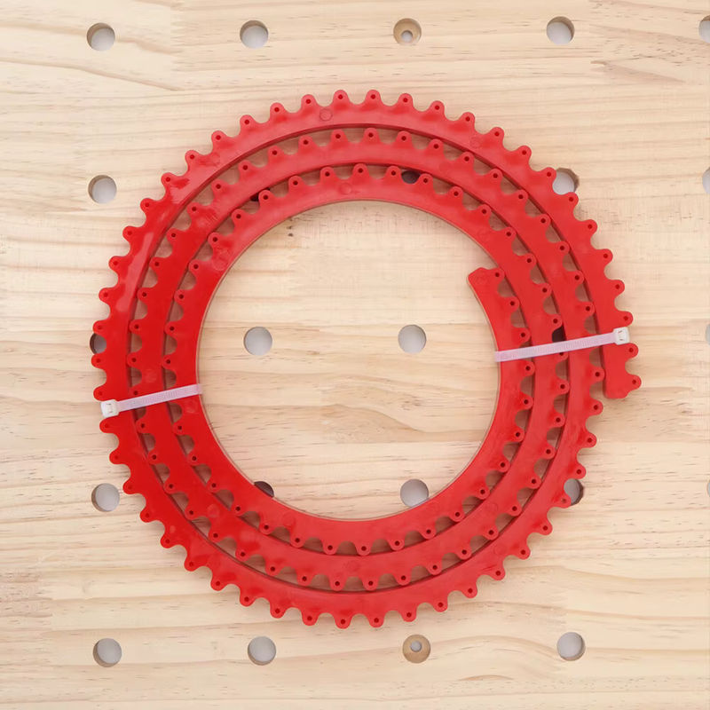 Flexible Streifenprofil-Schablonenführung in Rot für die Holzbearbeitung und das Schneiden von Holzplatten - Bild 3