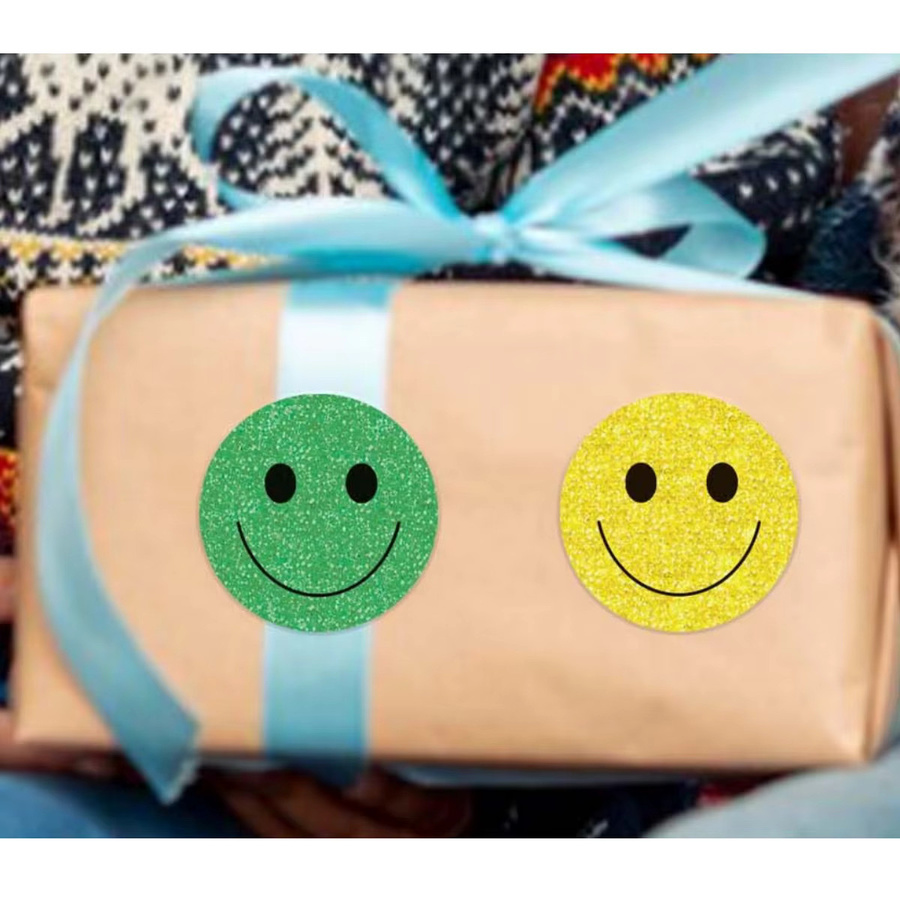500 Stück runde Papieraufkleber mit Smiley-Motiv in Mehrfarben als Belohnungsaufkleber für Lehrer und Kinder - Bild 3