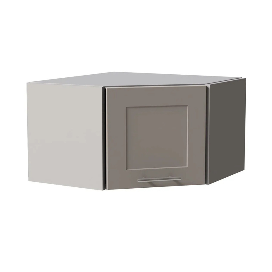 Feldmann-Wohnen Eckhängeschrank Oslo modern in Kaschmir Grau Matt, B/T/H: 60 x 36 x 34,4 cm - Bild 2