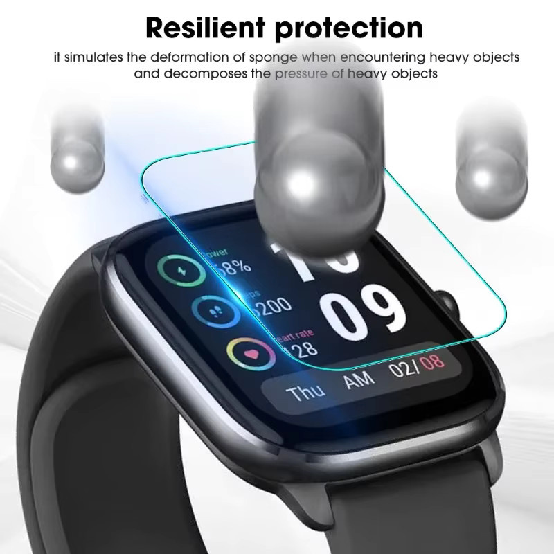 Xiaomi Displayschutzfolie aus gehärtetem Glas für Mi Band 8 Pro, transparent, 1-5 Stück - Bild 5