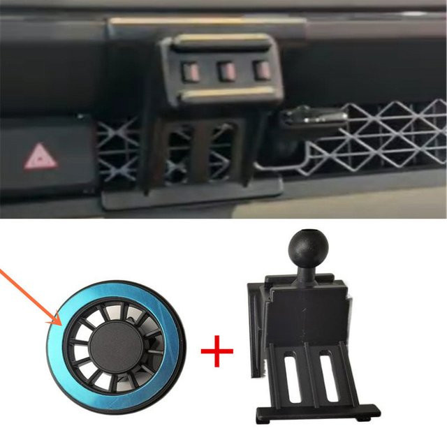 Magnetische Smartphone-Halterung aus ABS-Kunststoff für Honda Accord 2023-2025 MK11 in Schwarz - Bild 1