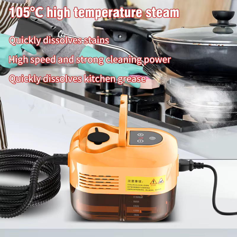 BALASHOV Handheld Dampfreiniger mit Hochtemperatur-Sterilisation in Rot für Zuhause und Auto - Bild 3