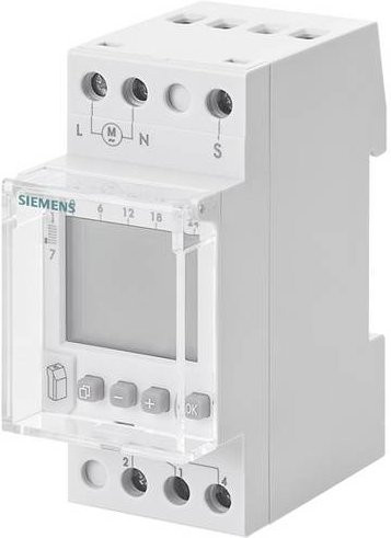 Siemens 7LF4531-0 Elektronische Hutschienen-Zeitschaltuhr in Weiß - Bild 1