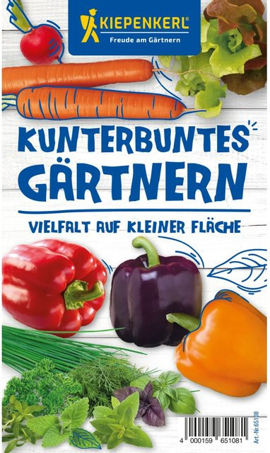 Kiepenkerl Gemüsesamen-Set Kunterbuntes Gärtnern für Balkon und Terrasse - Bild 1