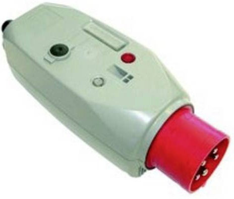 Zehnder Motorschutzstecker CEE 400V in Grau - Bild 1