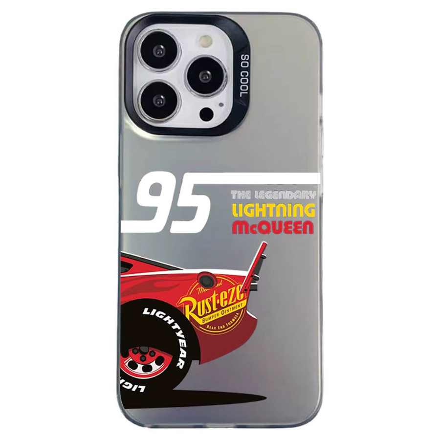 Lightning McQueen Anime Handyhülle für iPhone 17 16 15 14 13 12 11 Pro Max Plus Mini XR XS 7 8 - Bild 6
