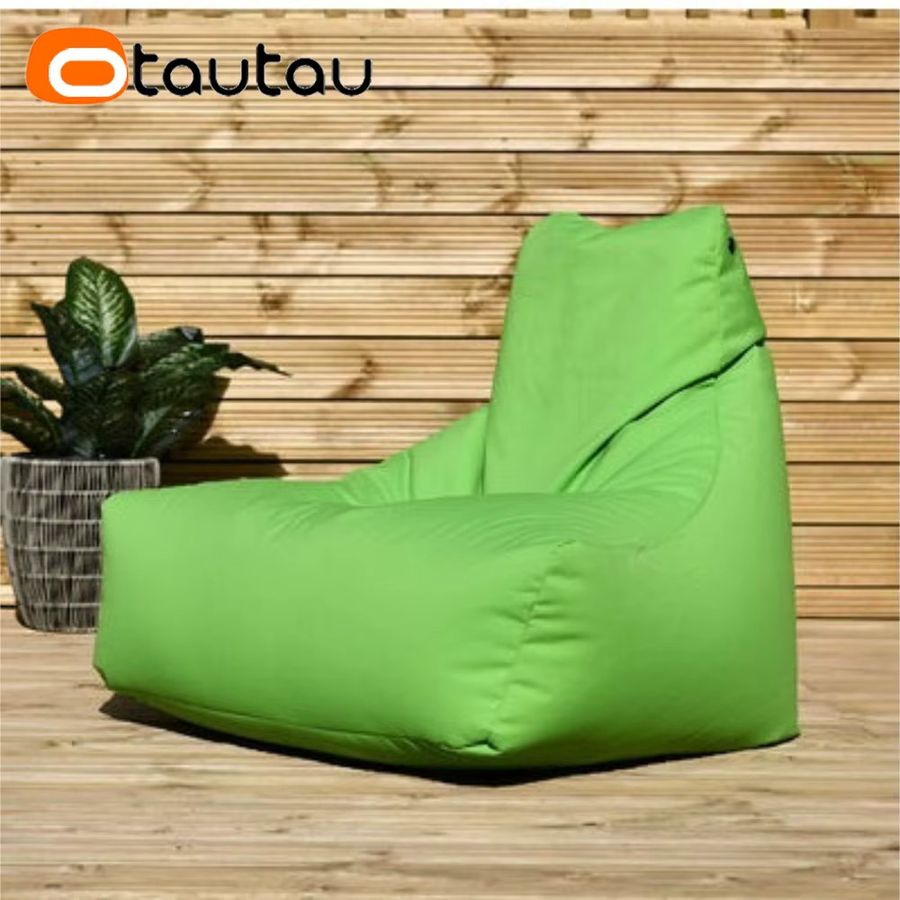 OTAUTAU Outdoor-Sitzsackbezug SF487 Strand-Liege mit hoher Rückenlehne in Kaffee - Bild 2