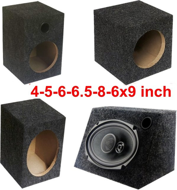 Cbirds Holz-Leergehäuse für Auto-Lautsprecher und Subwoofer in Schwarz - Bild 1