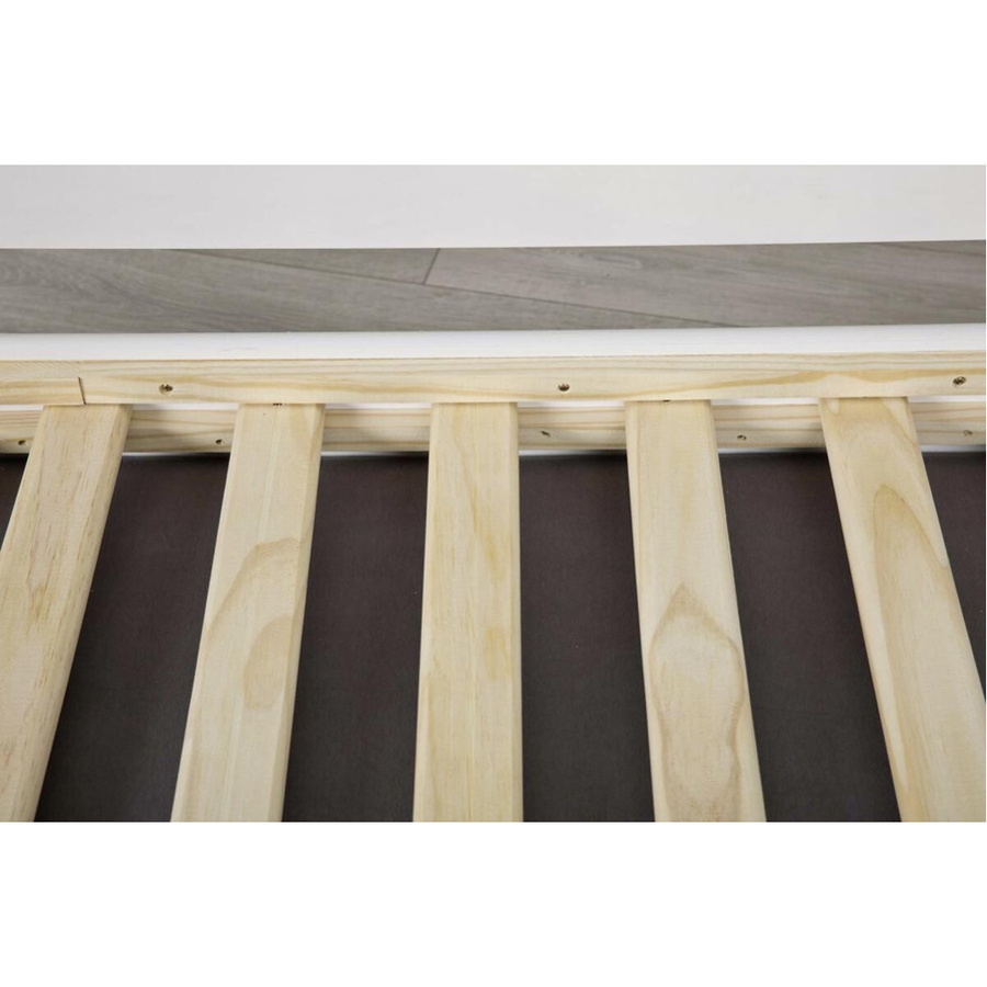 Inter Link Funktionsbett Lotar aus Massivholz mit Schubladen in Weiss, Breite: 90 cm, Länge: 200 cm - Bild 2