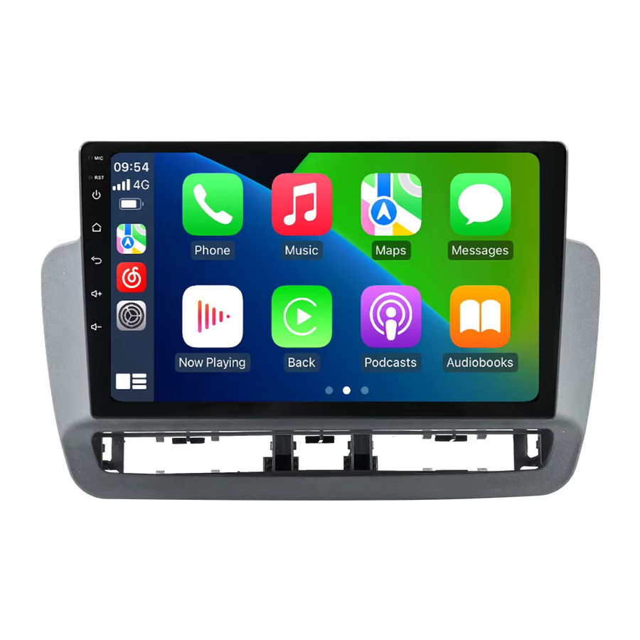 MEKEDE Android Multimedia Autoradio mit 9 Zoll Display für Seat Ibiza 2012-2015, inklusive Carplay, Wi-Fi, Bluetooth und GPS Navigation in Schwarz - Bild 4