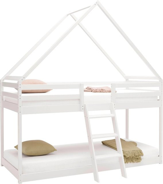 Mömax Etagenbett Sweet in Weiß aus Massivholz für Kinderzimmer B/T/H: 90 x 200 x 177 cm - Bild 1