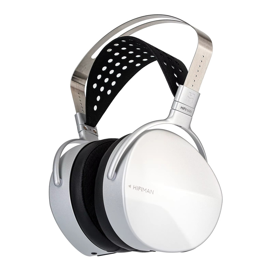 HIFIMAN ISVARNA Hybrid-Kopfhörer mit Planar-Magnet- und dynamischer Technologie in Weiß und Silber - Bild 2