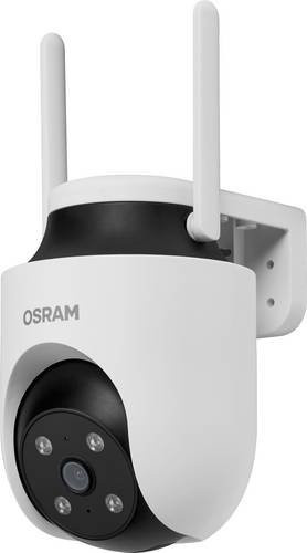 OSRAM Smart+ smarte Wifi Outdoor Überwachungskamera 360 Grad drehbar Weiß - Bild 1