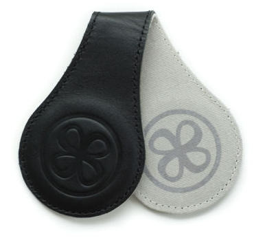 Cloby Magnetische Clips aus Leder in Schwarz, 2er Pack - Bild 2