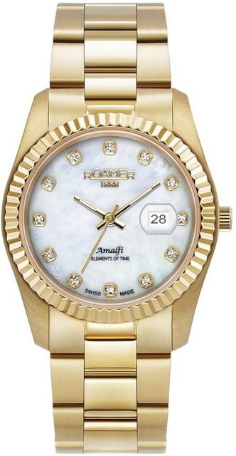 Roamer Damenuhr Amalfi, Quarz, Edelstahl, 34 mm, 10 ATM - Bild 1