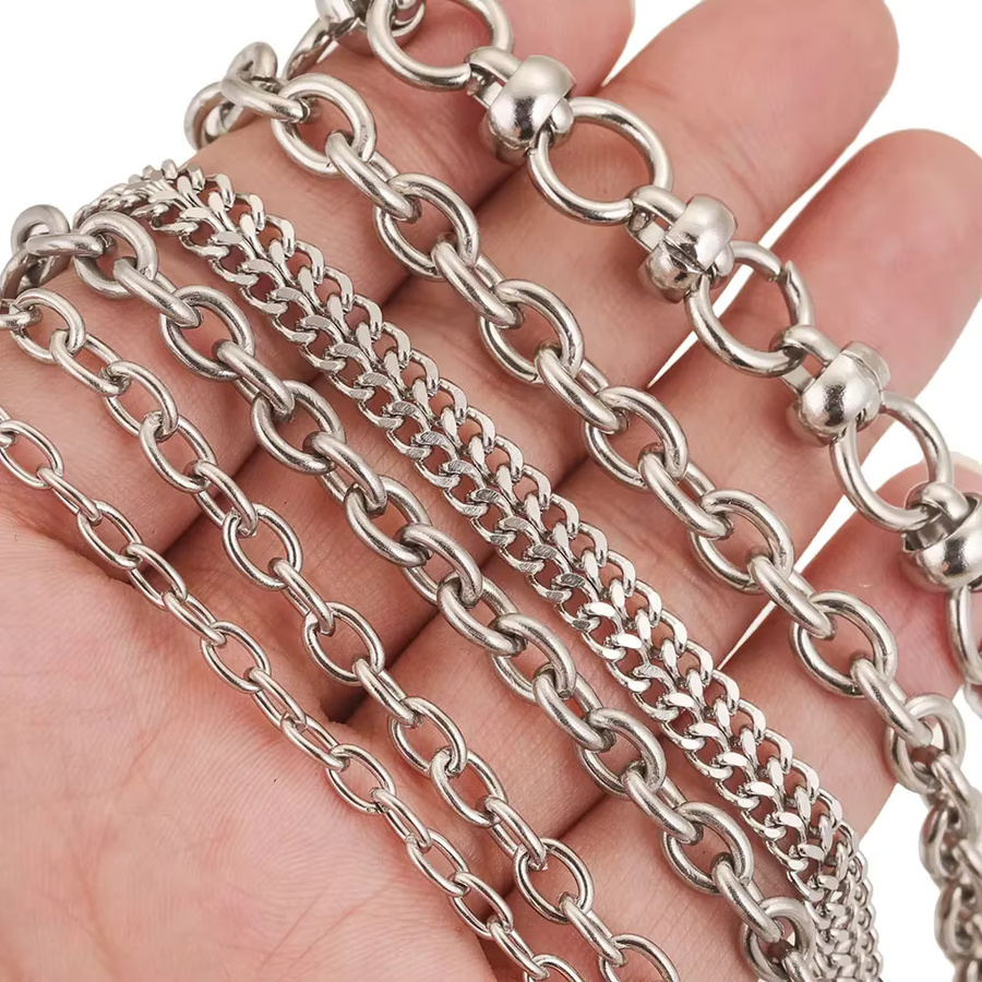 Serene Bliss Edelstahlkette, O-Ring-Kette, 1 Meter, Unisex - Bild 2