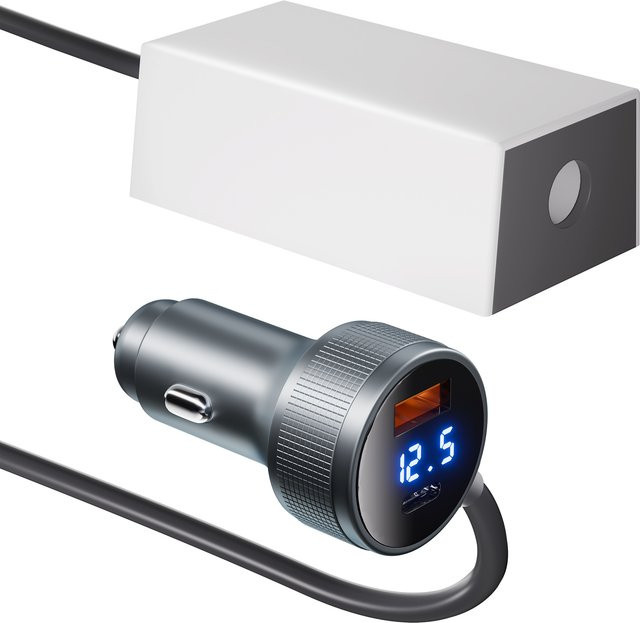Daiertek Starlink Mini Zigarettenanzünder-Adapter 3-in-1 mit USB-C, Spannungs-Aufwärtskabel für 12 V bis 36 V Eingang und 36 V 1,67 A Ausgang - Bild 1