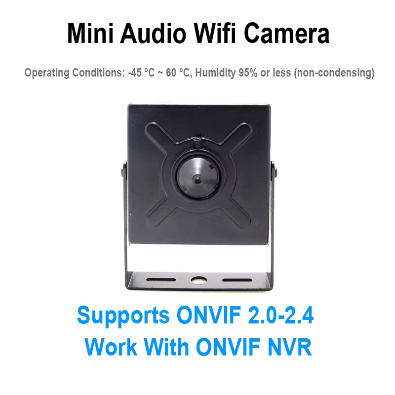 JIENUO MINI Drahtlose IP Kamera 5MP HD mit Audio und Wifi, Schwarz - Bild 4