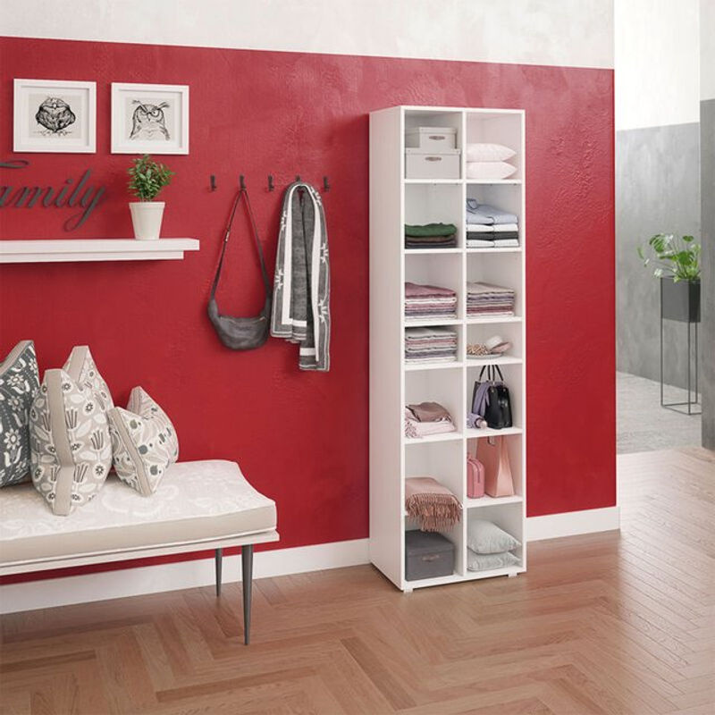 Schuhregal Schrank Paris von Vicco in Weiß - Bild 2