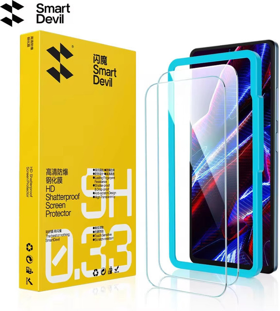 SmartDevil 2 Stück HD Panzerglasfolie für Xiaomi 13T 14T 17T und Redmi Note 13 15 Pro, transparent - Bild 1