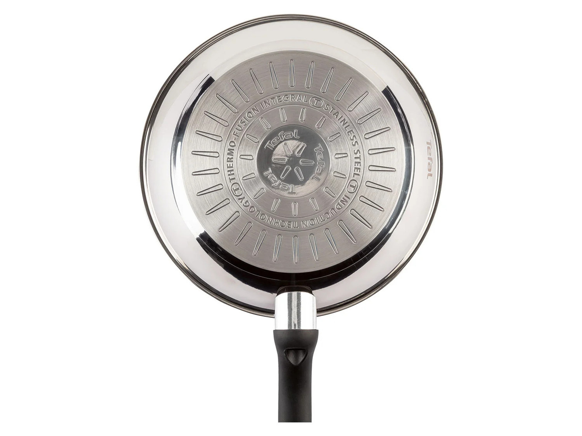 Tefal Duetto Edelstahl-Bratpfanne mit Antihaftbeschichtung, Silber, Durchmesser: 24 cm - Bild 2