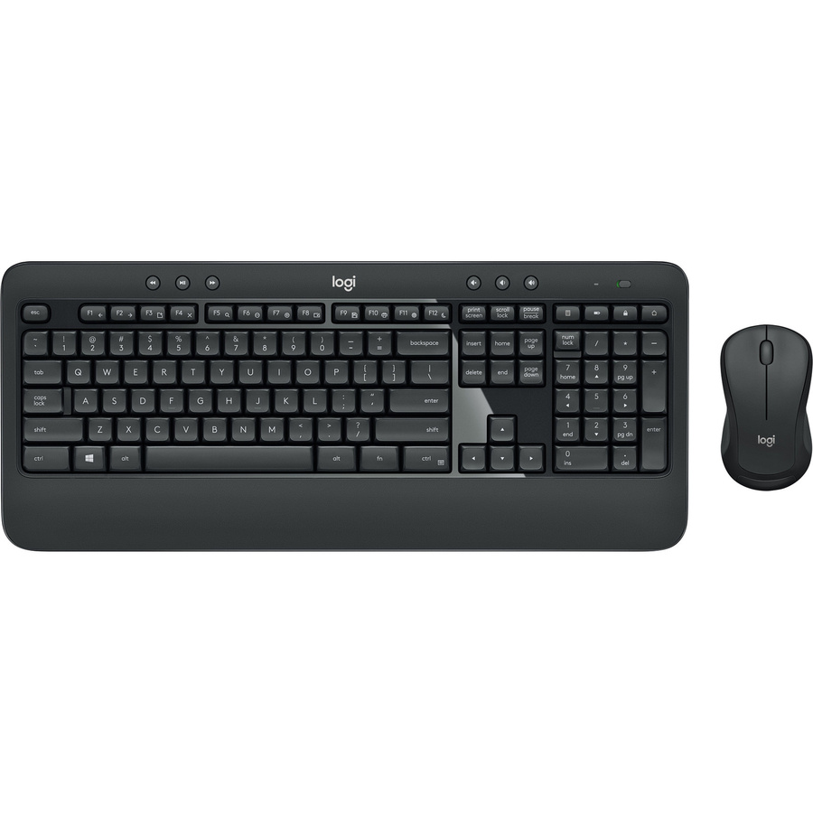 Logitech MK540 Advanced Wireless Tastatur-Maus-Set mit Handballenauflage, QWERTZ, Schwarz/Anthrazit - Bild 4