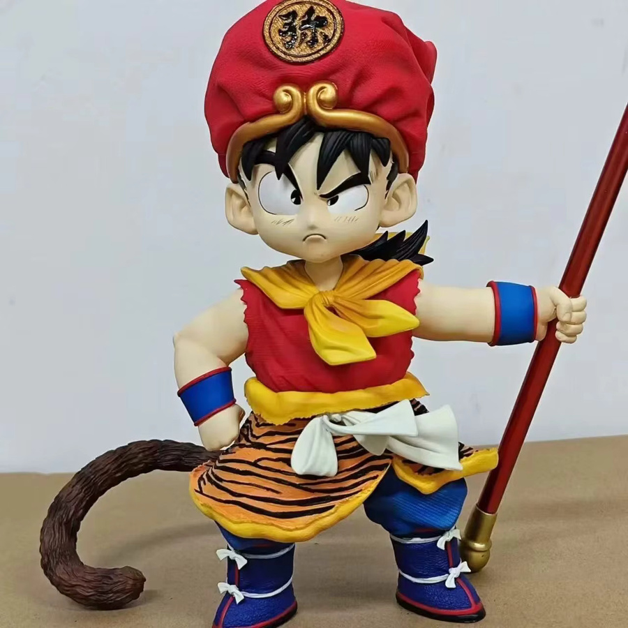 Bandai Dragon Ball Goku Figur, Tiger-Muster-Outfit, PVC-Anime-Modell - Bild 3