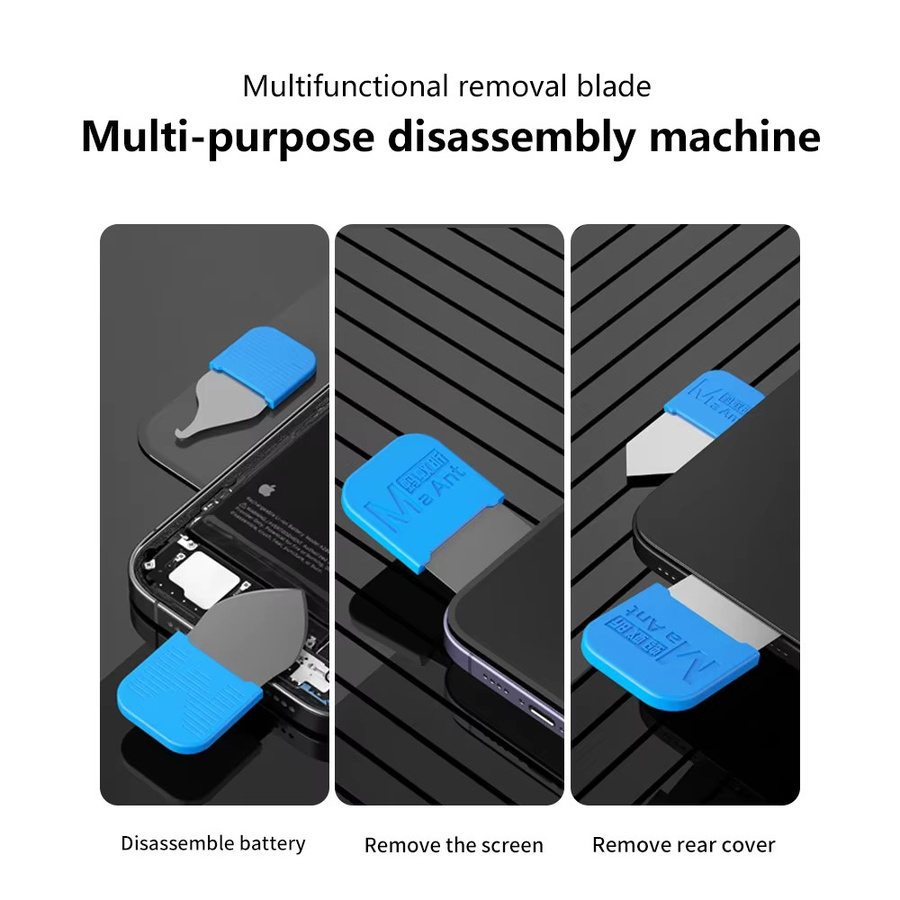 MaAnt MY-118 6-teiliges professionelles Handy-Reparaturset aus Metall in Blau zur Demontage von Akkus und LCDs - Bild 2