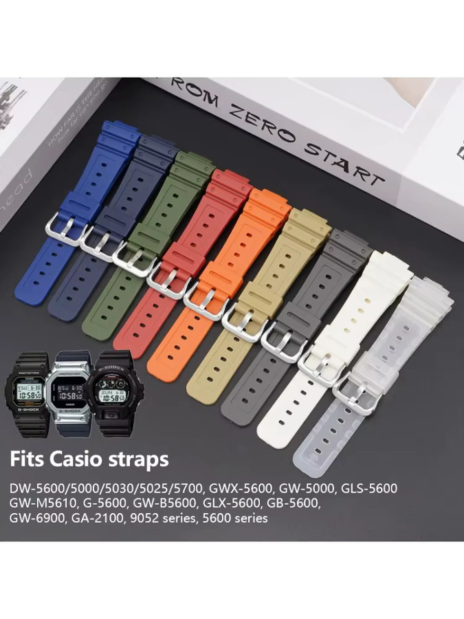 Casio Uhrenarmband Silikon, Unisex - Bild 4
