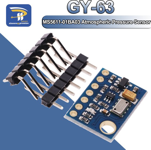 MS5611-01BA03 GY-63 Atmosphärisches Drucksensor Modul in Blau mit IIC und SPI Schnittstellen für Arduino und DIY-Projekte - Bild 1