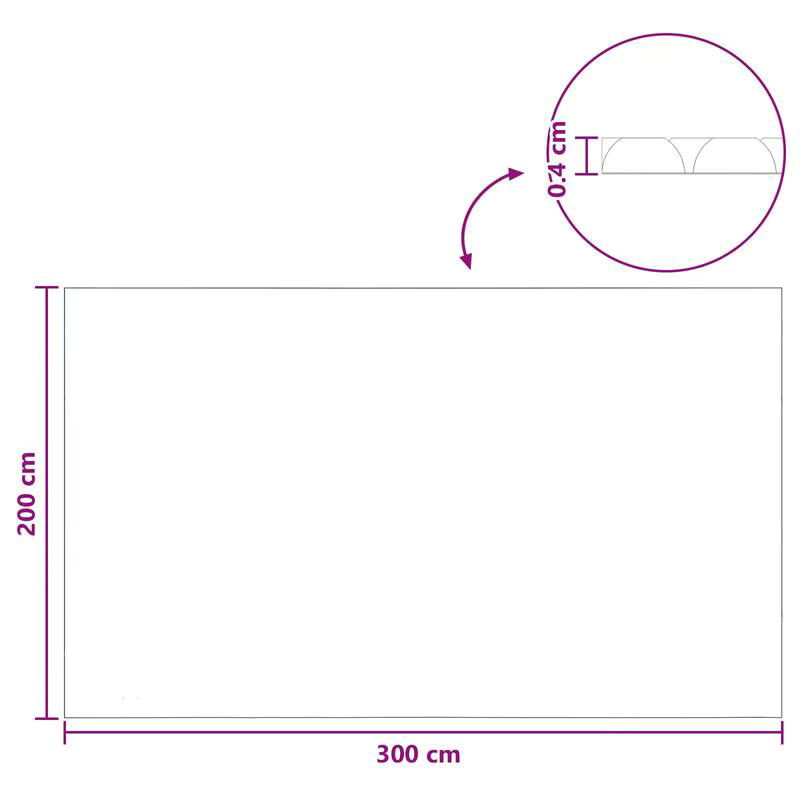 Solar-Schwimmbadabdeckung aus PE mit Luftkammern zur Solarheizung und Verdunstungsschutz, Schwarz, B: 300 cm, T: 200 cm - Bild 6