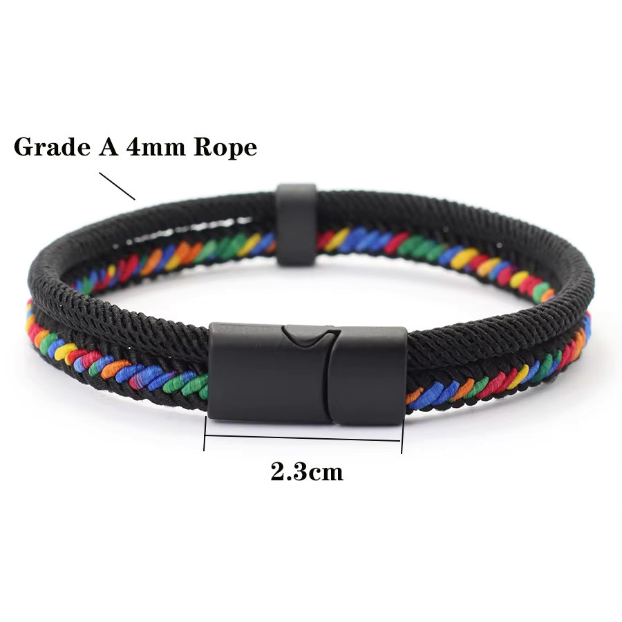 Noter Herrenarmband, doppellagig, bunt - Bild 4