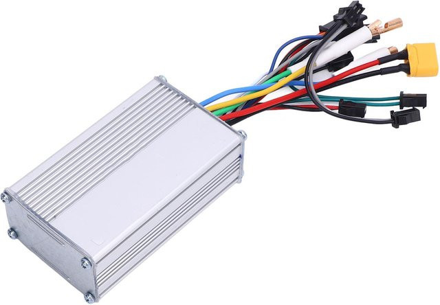 Igeteck Elektrischer Controller für E-Bike mit Frontantrieb, 1200W, 48V 25A, Dual-Antrieb Geschwindigkeitsregler, Farbe: Weiß/Silber - Bild 1
