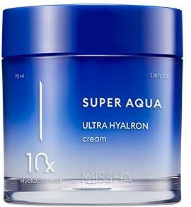 MISSHA Super Aqua Ultra Hyaluron Creme, 70 ml, mit Hyaluronsäure und Kollagen - Bild 1