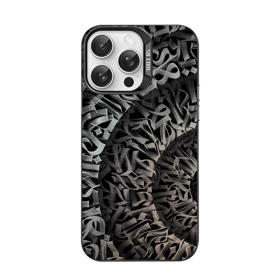 Pokras Totem Design Lampas Art Graffiti Schutzhülle für iPhone 17 16 15 14 13 12 11 Pro Max in Multicolour matte stoßfeste Rückseite - Bild 3
