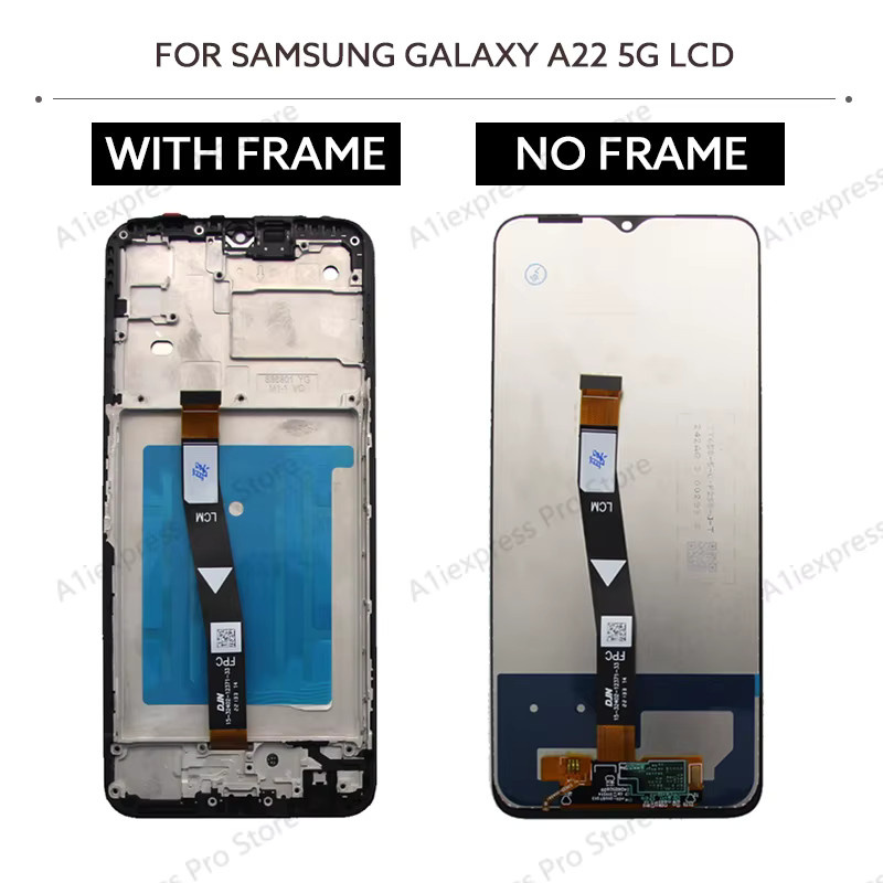 Samsung Galaxy A22 4G 5G LCD Display mit Touchscreen Digitizer Montage in Schwarz für Reparatur-Teile (Modelle A225F, A225M, A226B, A226L) - Bild 2