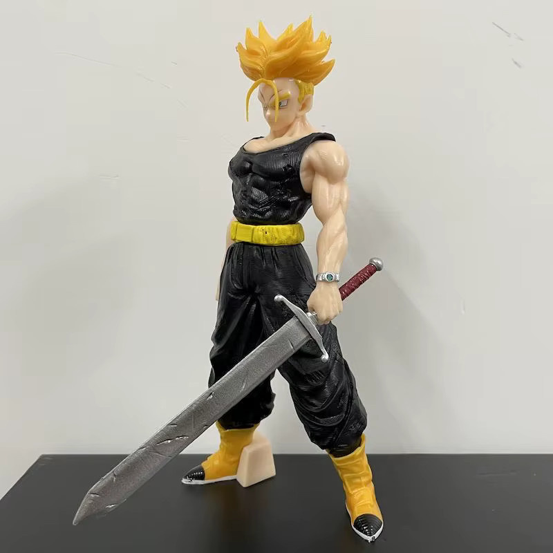 Bandai Dragon Ball Super Saiyan Future Trunks Anime Figur aus PVC, Multicolor, Höhe: 21,5 cm - Bild 2