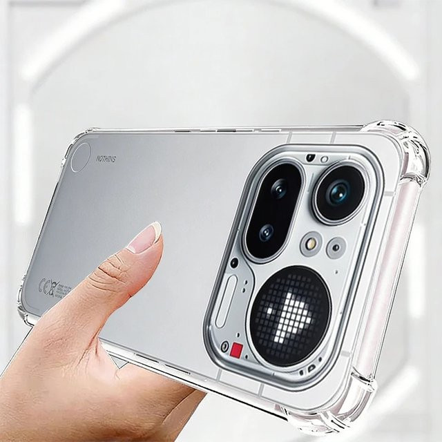 Transparentes Silikon-Softcase als Handyschutzhülle für Nothing Phone 2a Plus und CMF Phone 1 Pro - Bild 1