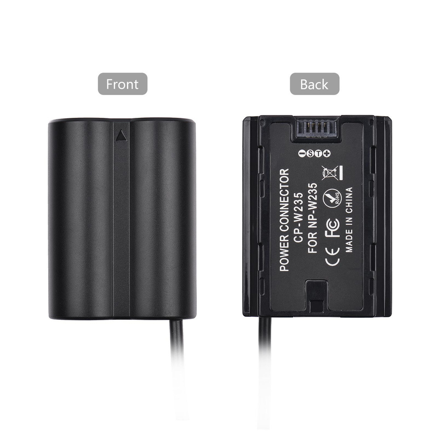 Fujifilm USB-C Dummy-Akku DC-Koppler Ersatz für NP-W235 in Schwarz - Bild 5