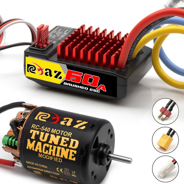 RCXAZ Brushed Kit Speed Set, 1:10 Off-Road Rock Crawling RC Cars, Set / Bundle - Bild 1