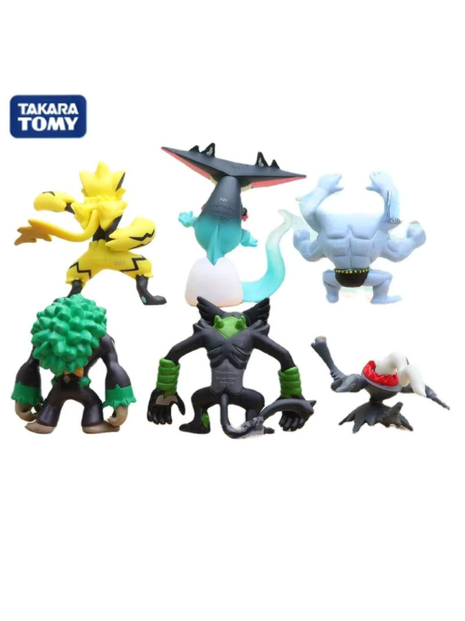 Takara Tomy Pokémon Figuren, Haxorus Zeraora Machamp Rillaboom Zarude Drakloak Darkrai, Einzelfigur, ab 4 Jahren - Bild 2