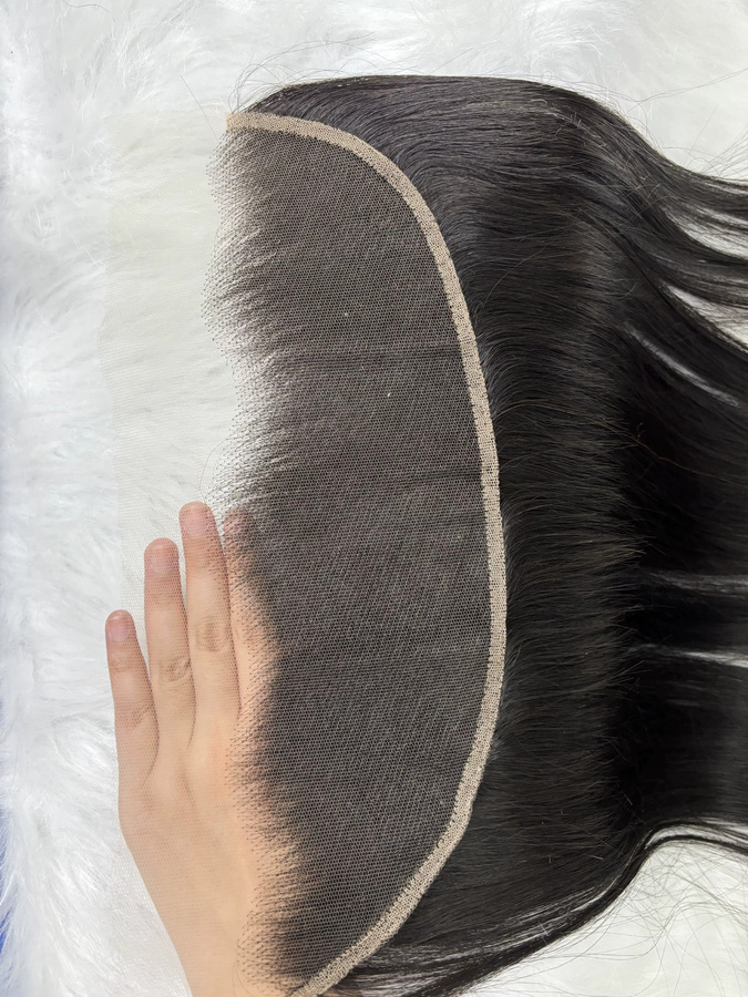 V Beauty Lace Frontal Echthaar, Glattes Vietnam Echthaar - Bild 5